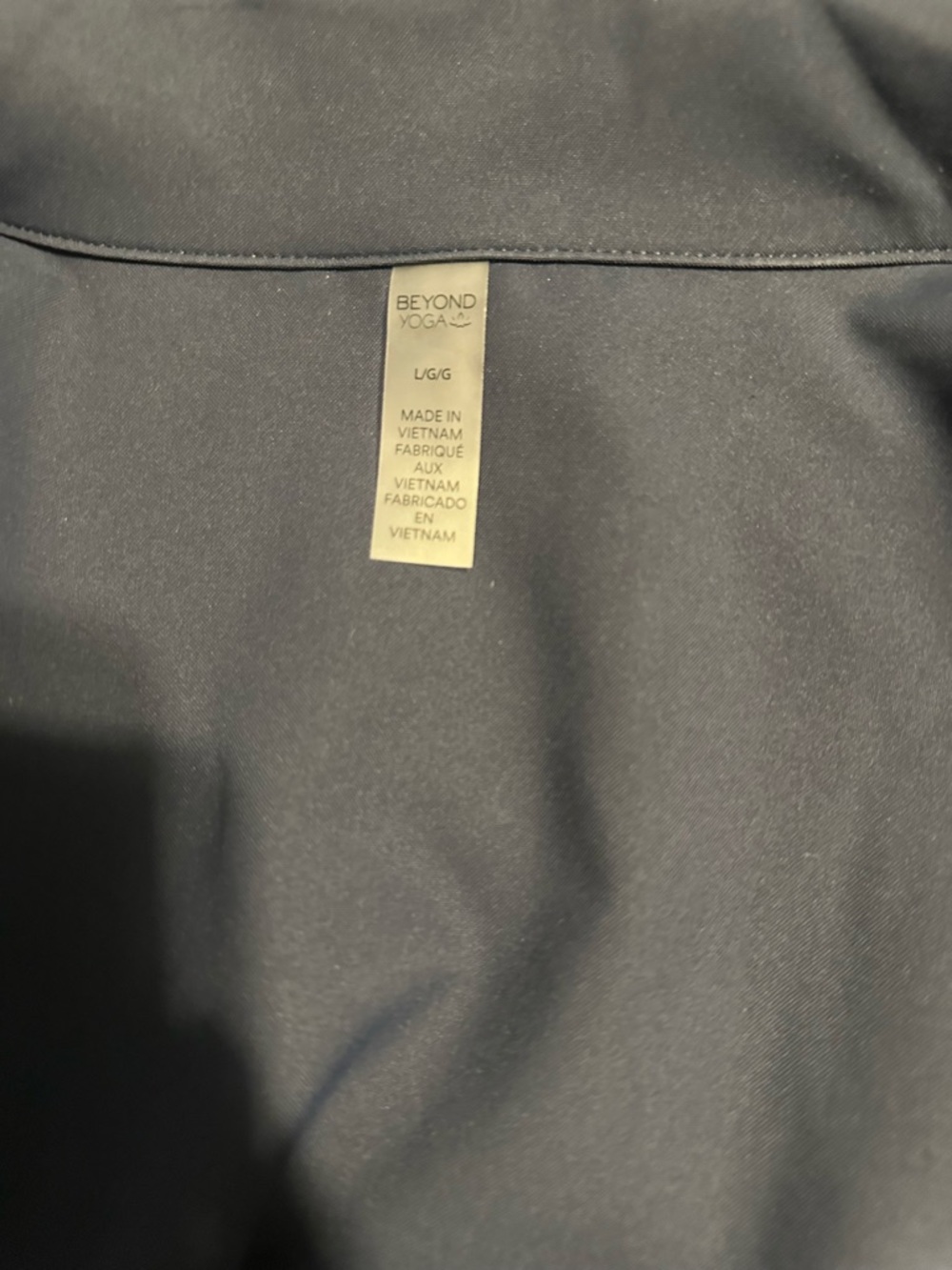 Beyond Yoga Navy Active Zip Dress - Picture 3 of 6